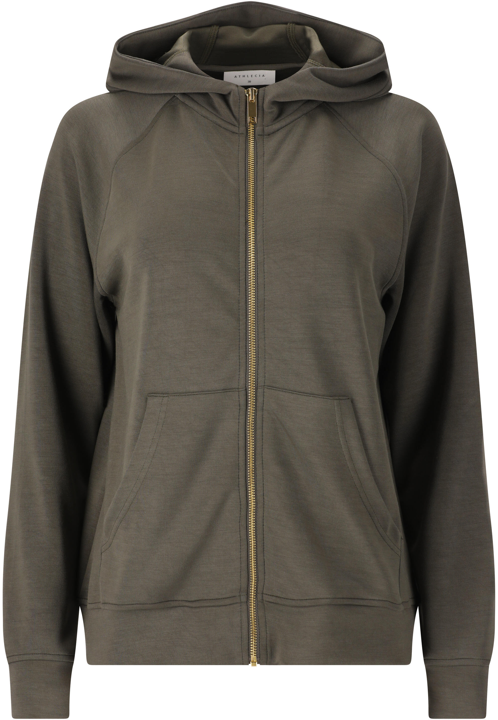 Damska bluza z kapturem full zip Athlecia Jacey