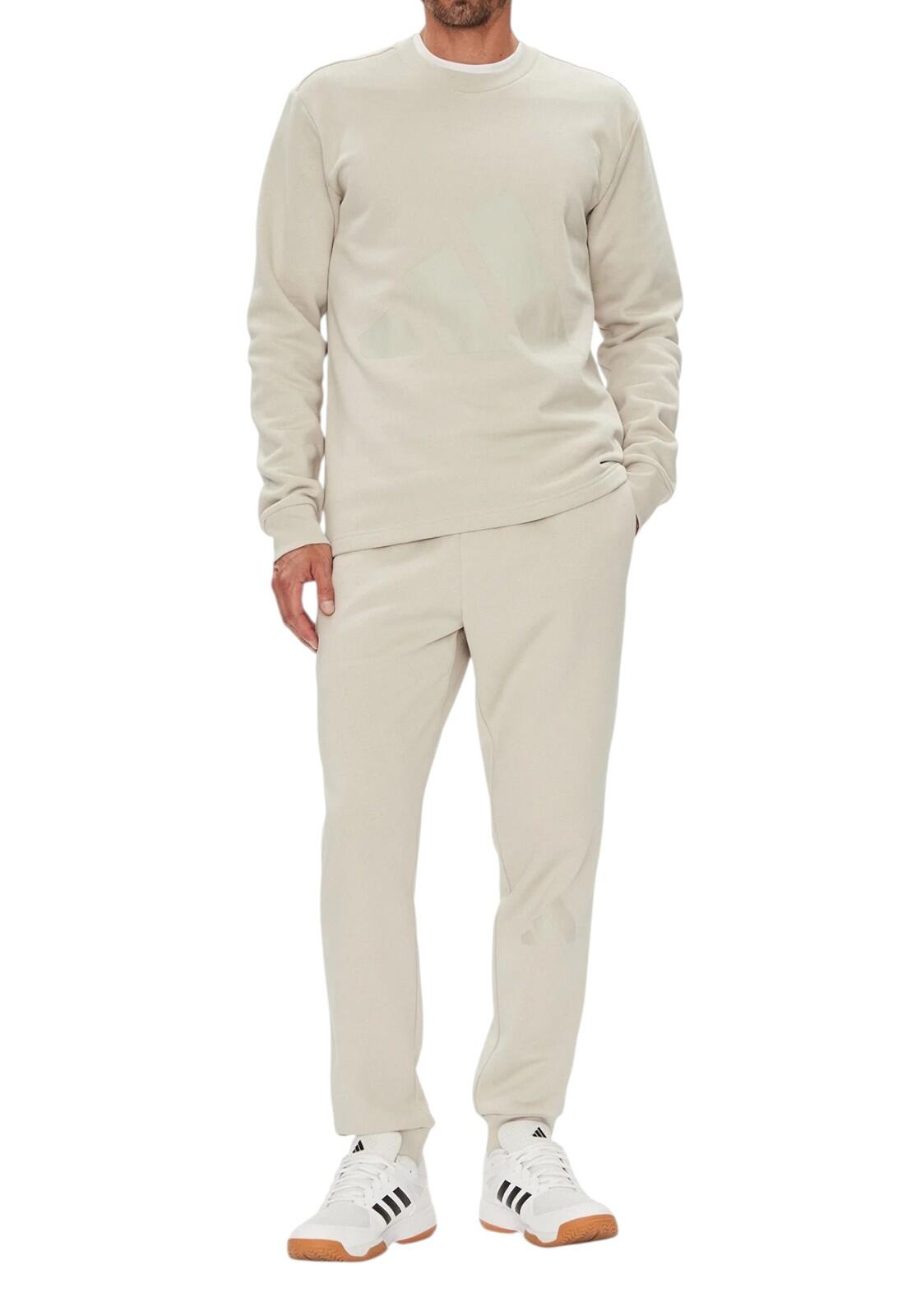Dres Big Logo Fleece Colorblock Rozmiar M Beżowy - JX5572