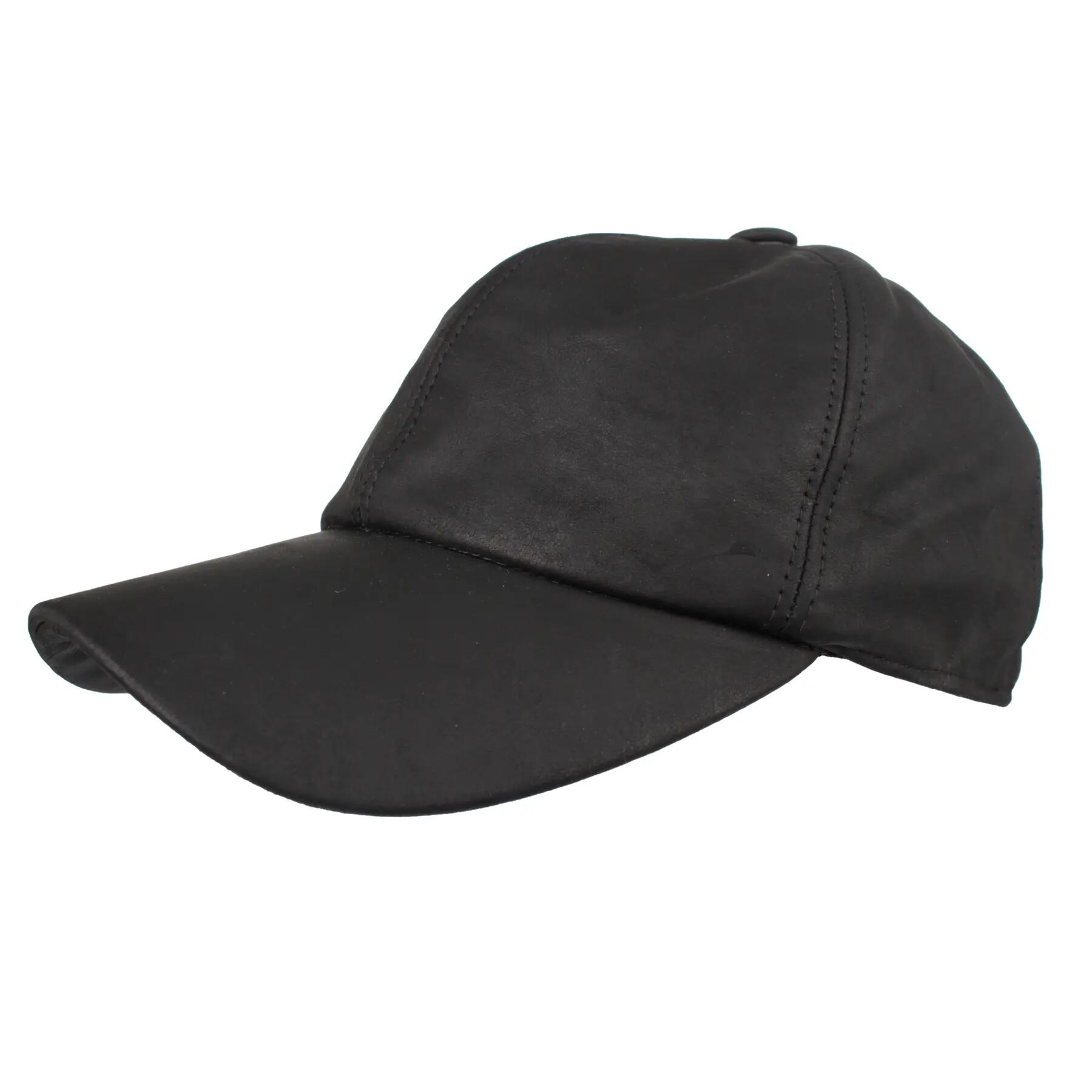 Czapka baseballowa ze skóry nappa HORKA