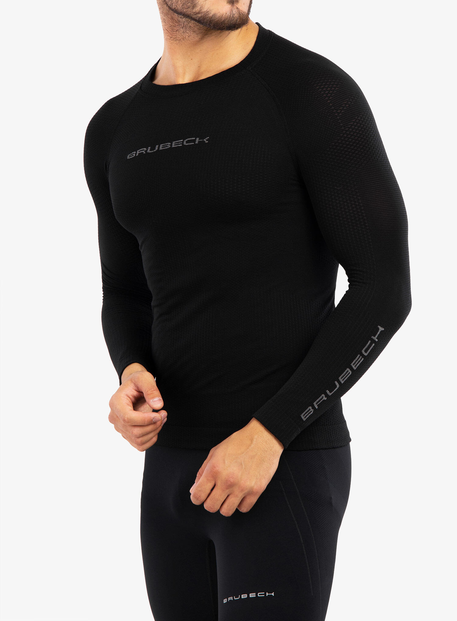 Bluza termoaktywna męska Brubeck 3D Run PRO LS Shirt