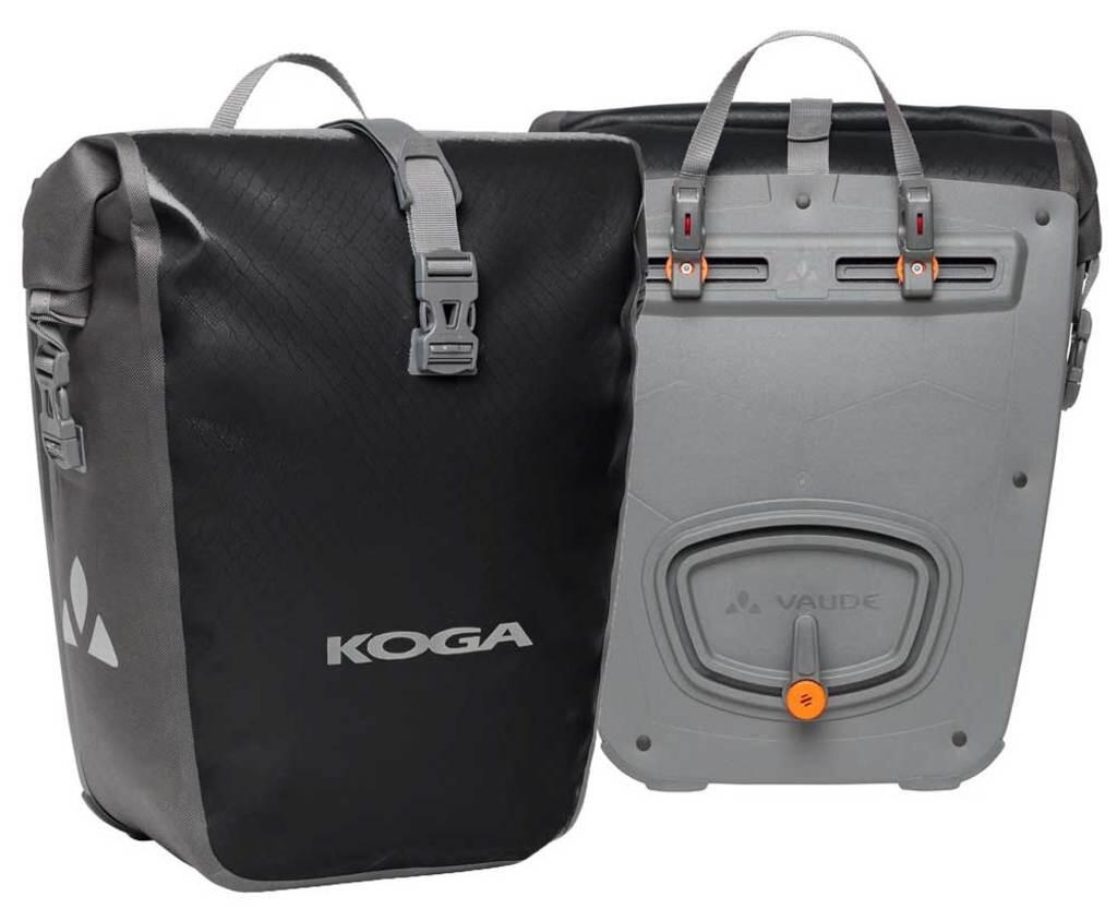 Koga Aqua Back II sakwy rowerowe 28 l wodoodporne z QMR 2.0