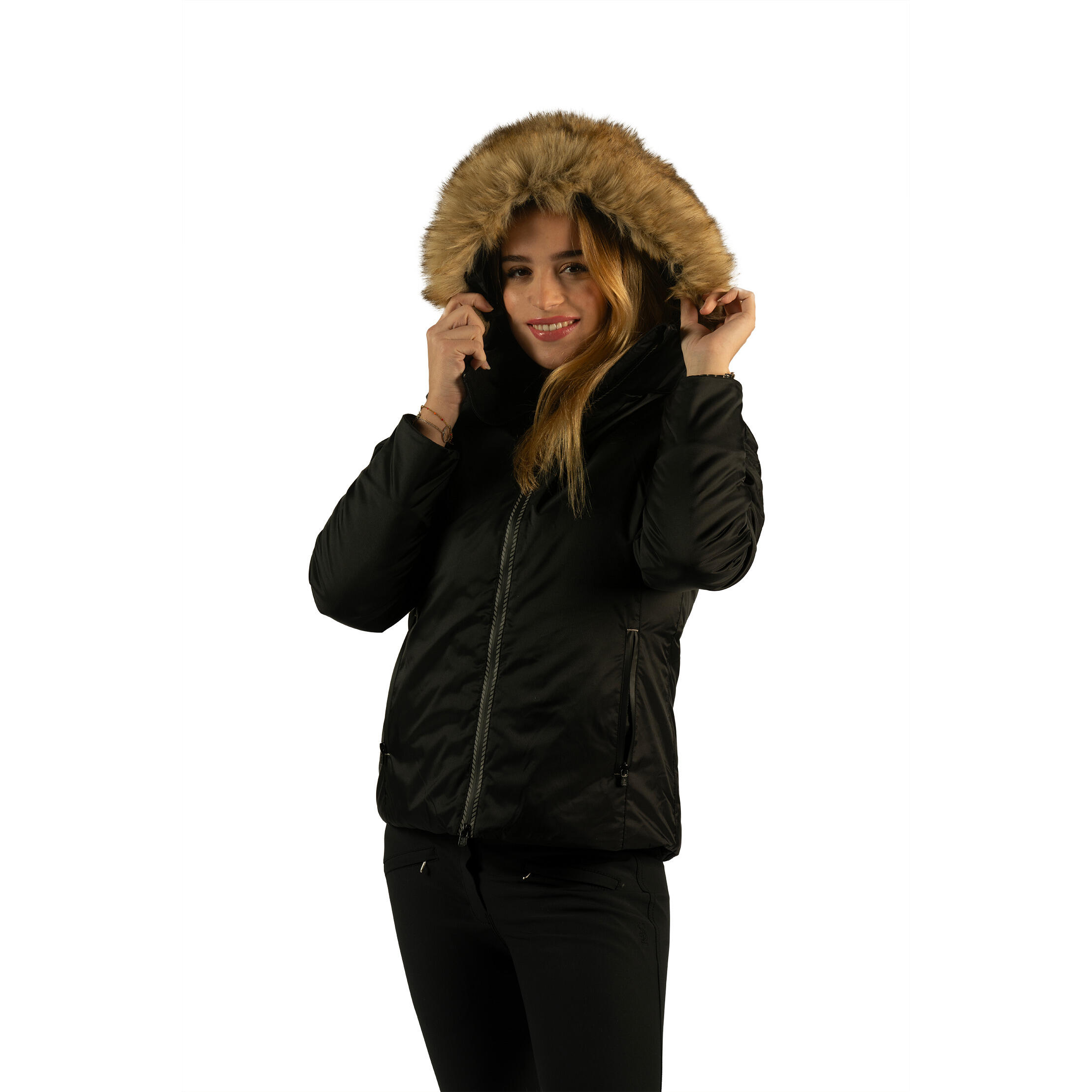 Kurtka przeciwdeszczowa dla kobiet do jazdy konnej Flags&Cup Forssa