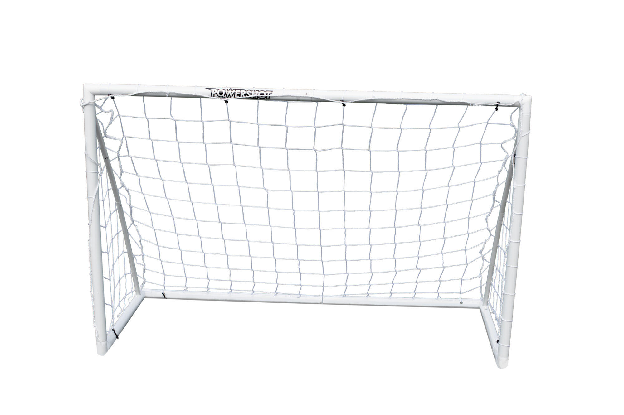 Bramka do piłki nożnej - 1,8 x 1,2 m - PVC - Biała