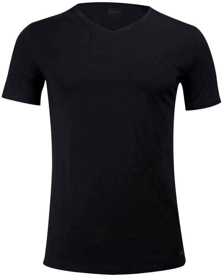 T-shirt męski Fila V-neck Fit Czarny
