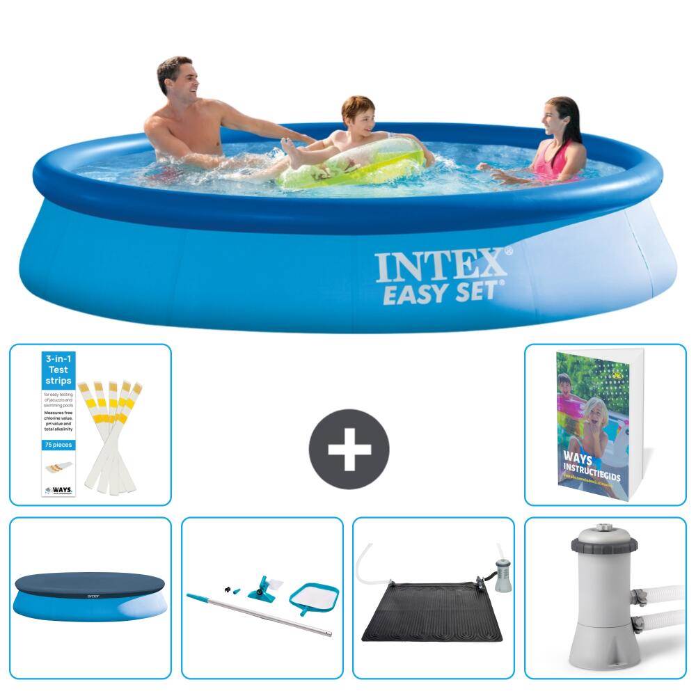 INTEX Basen Easy Set Okrągły - 366x76 cm - 7-częściowy S67
