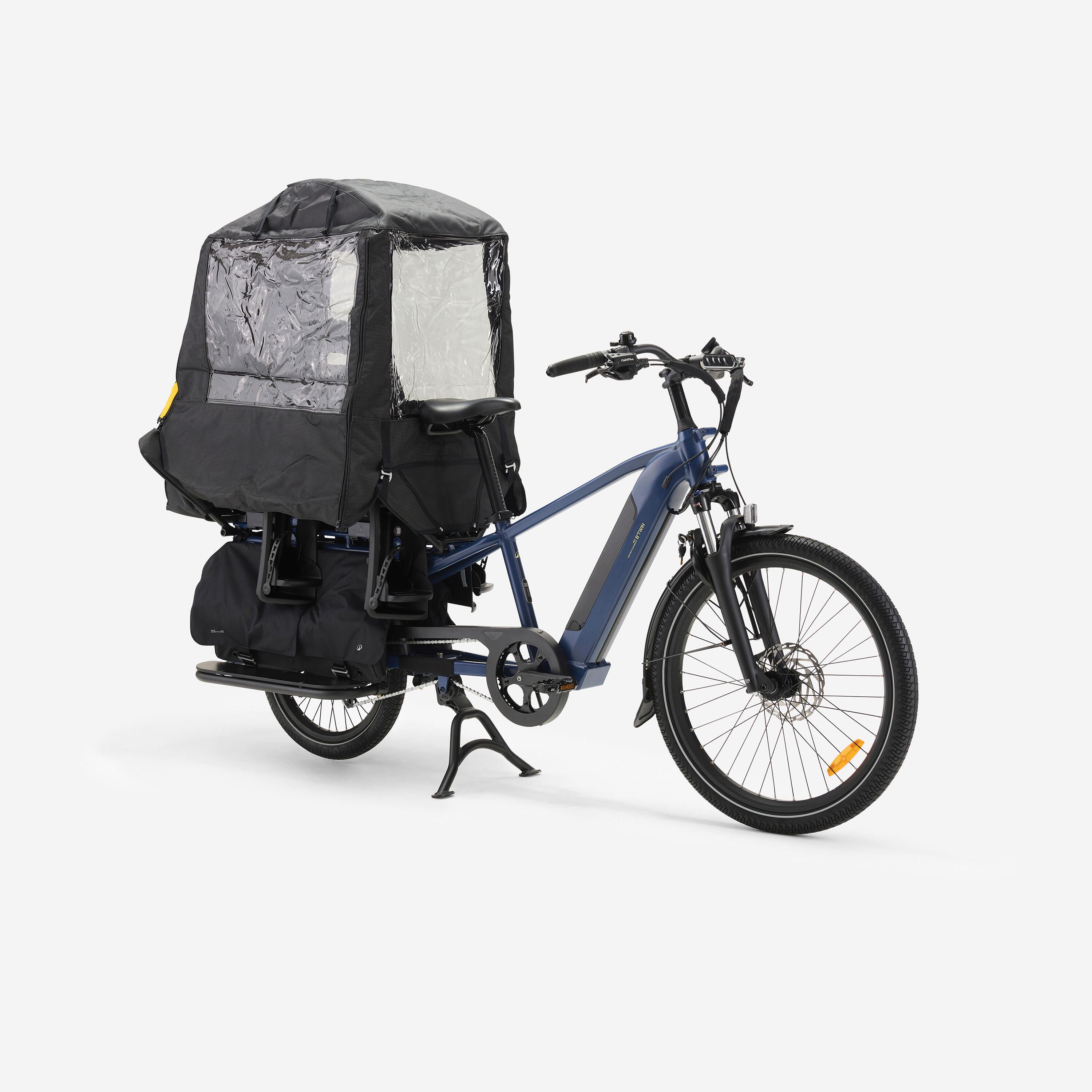 Osłona przeciwdeszczowa do roweru towarowego Longtail E-three 500 odblaskowa