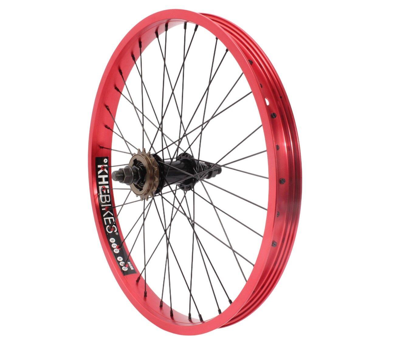 Tylne koło BMX KHE PRISM 20 cali – czerwone