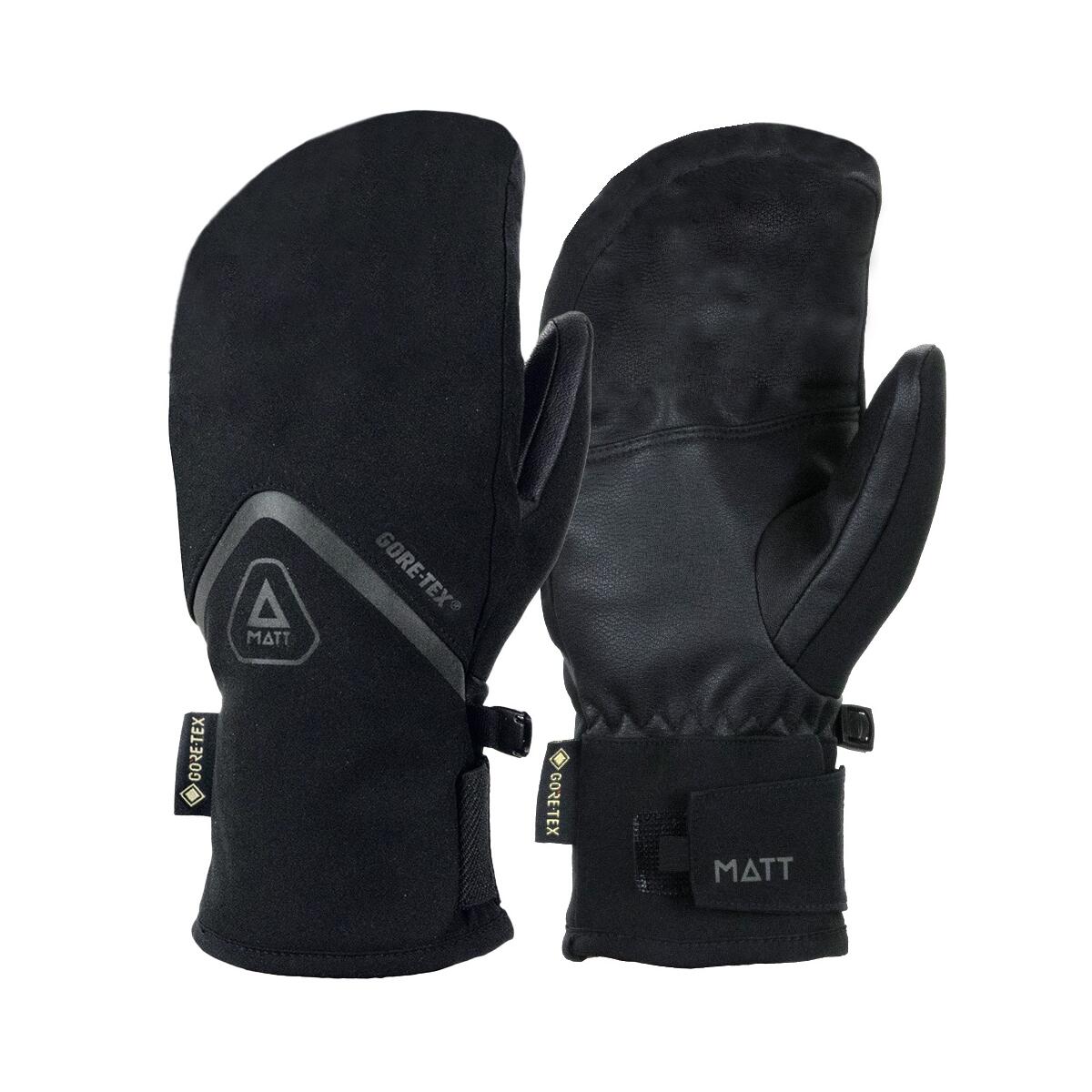MATT ski gloves for women MattPro Gore-tex® Mittens mittens - Black