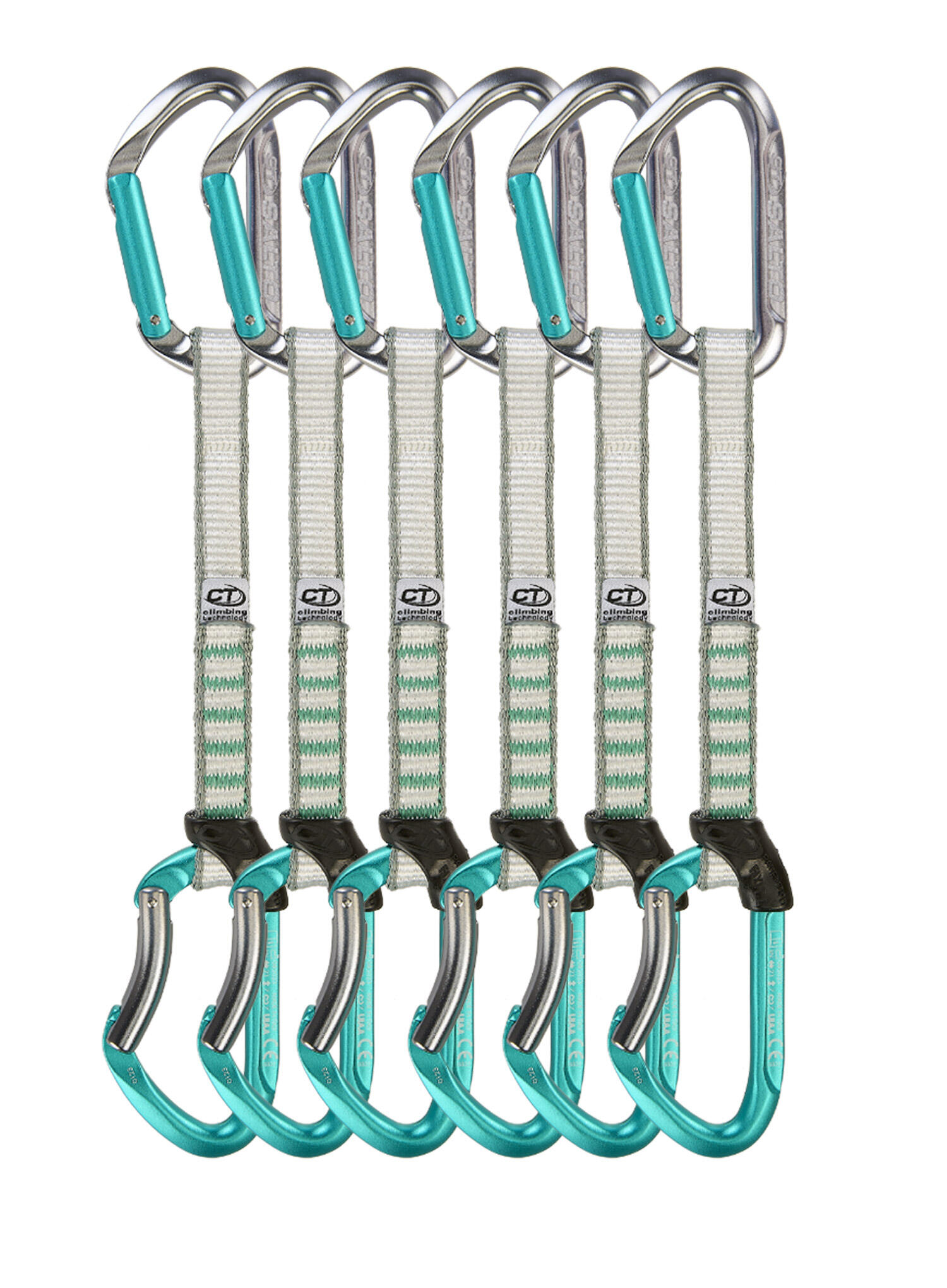 Ekspres wspinaczkowy Climbing Technology Salto Set NY 17 cm 6-Pack