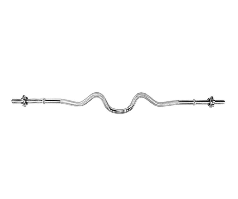 Gryf mocno łamany z gwintem i zaciskami (30mm) UNDEFIT 120 cm