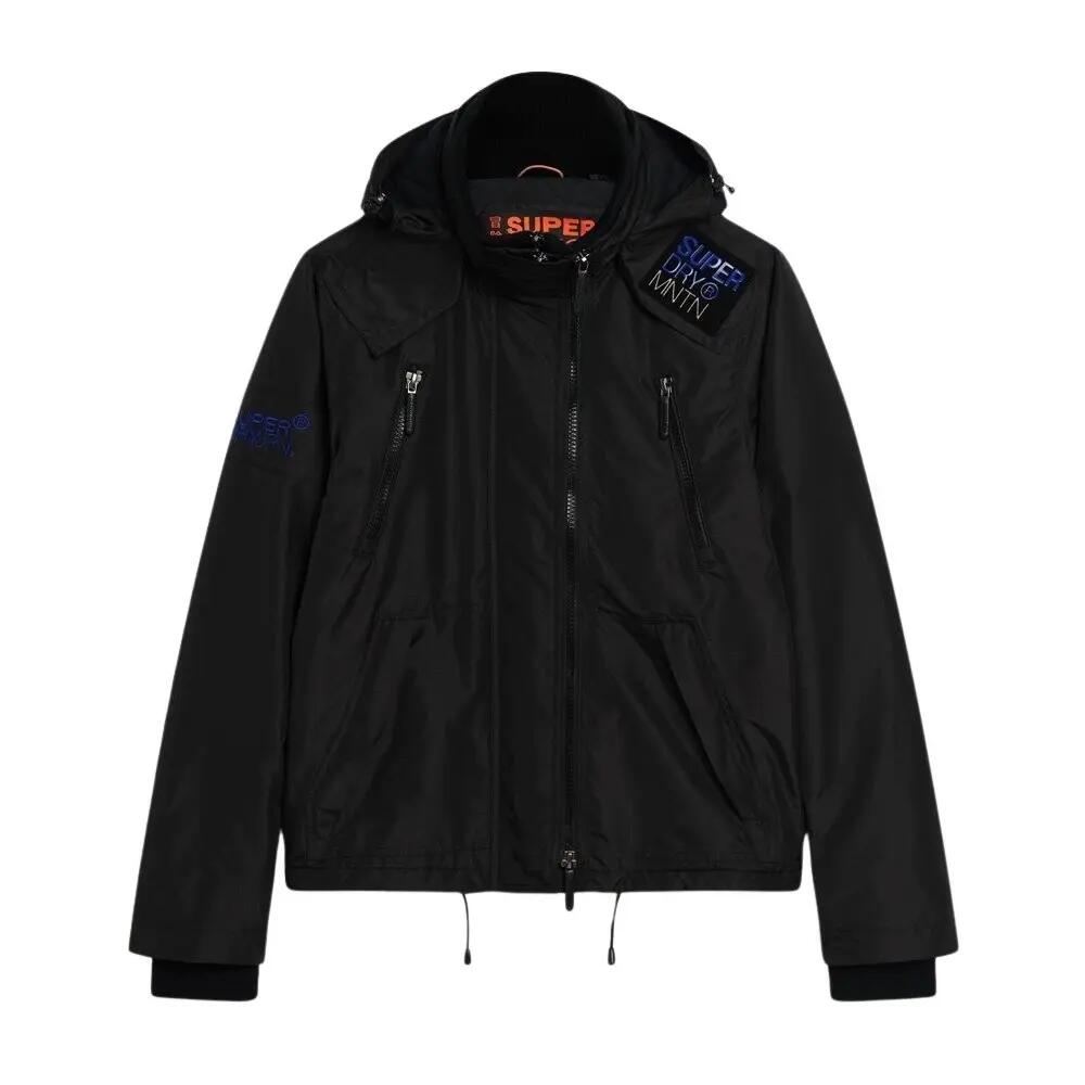 Kurtka przeciwdeszczowa z kapturem Superdry Mountain