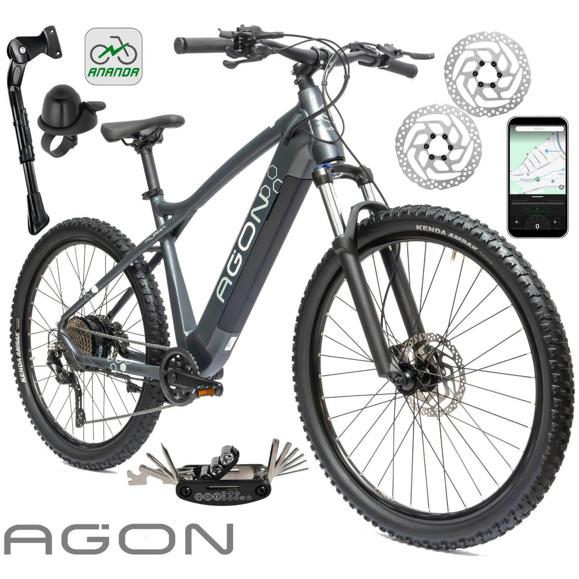 Rower Elektryczny Damski Męski Górski 27 5 Hydraulika MTB Aplikacja 2025