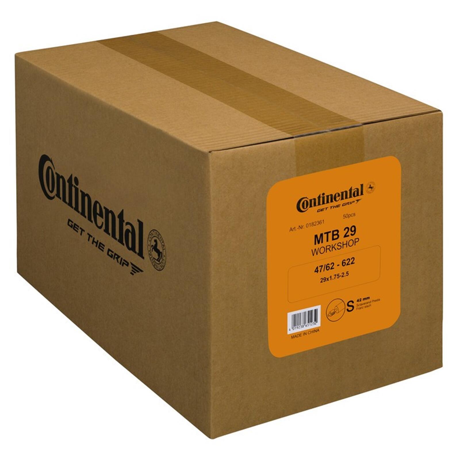 Dętki do rowerów górskich z zaworem Presta Continental 29x1.75-2.50 (x50)