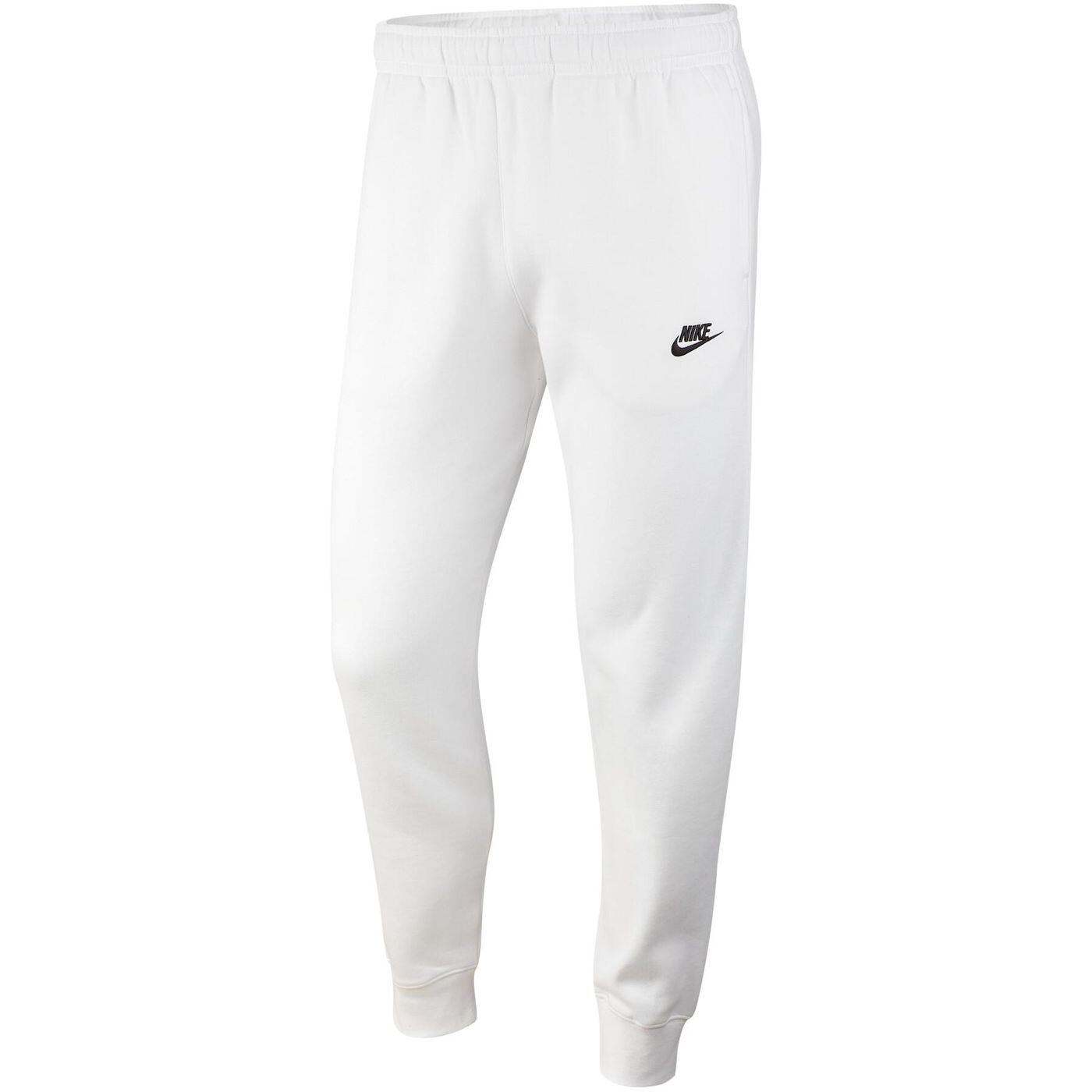 Spodnie dresowe Nike Sportswear Club Fleece białe