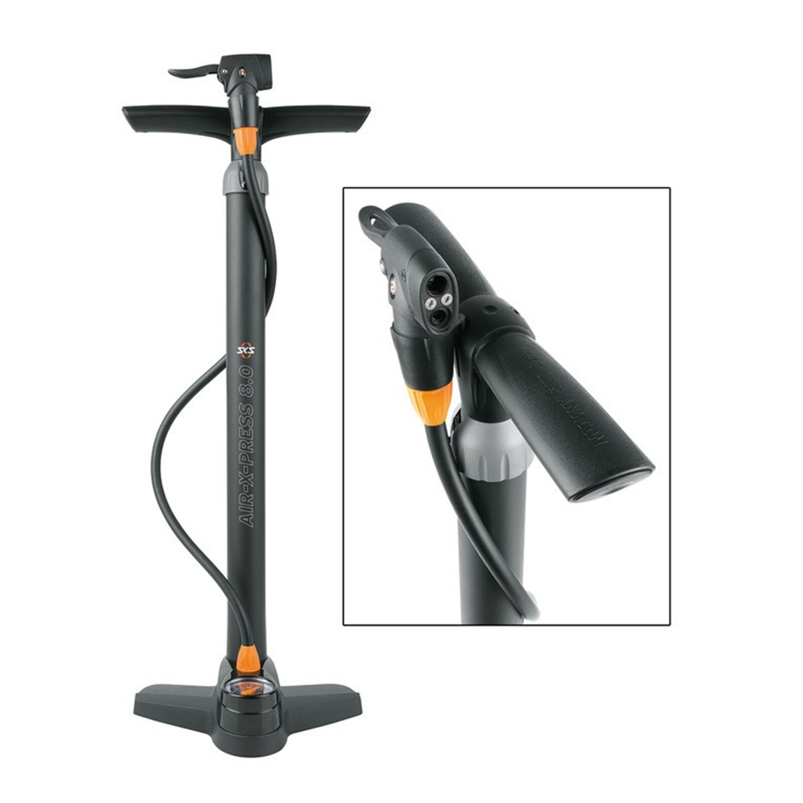 Pompka nożna z manometrem SKS Air-X-Press 8