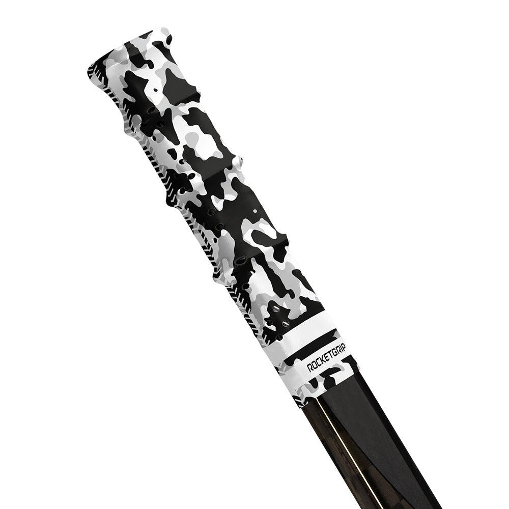 Hokejowy kij premium RocketGrip z uchwytem - wytrzymały, łatwy do zainstalowania