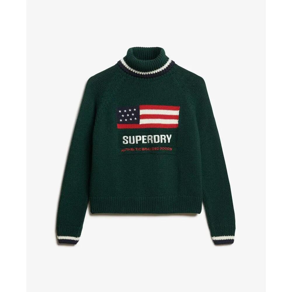 Sweter damski z golfem Superdry Americana