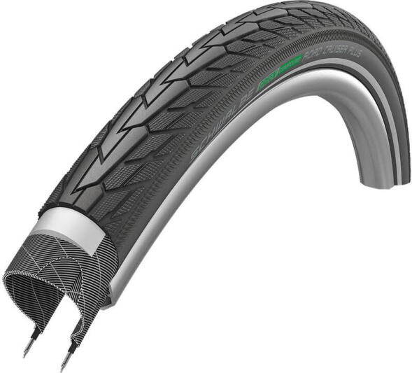 Opona 28 Road Cruiser Plus Zielona Punctureguard 50-622 Czarna