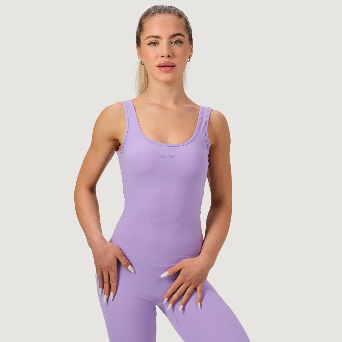 Kombinezon damski fitness bez rękawów slim fit NEO Iris