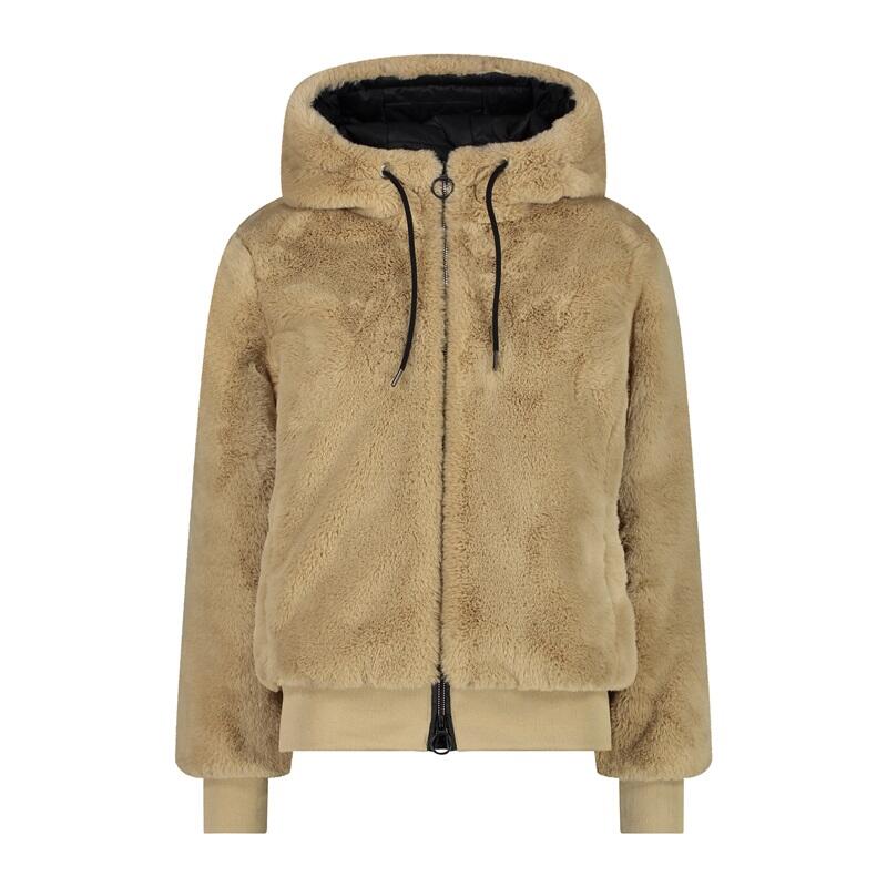 Kurtka Damska Zimowa CMP 32K0316 OCIEPLANA Brązowa