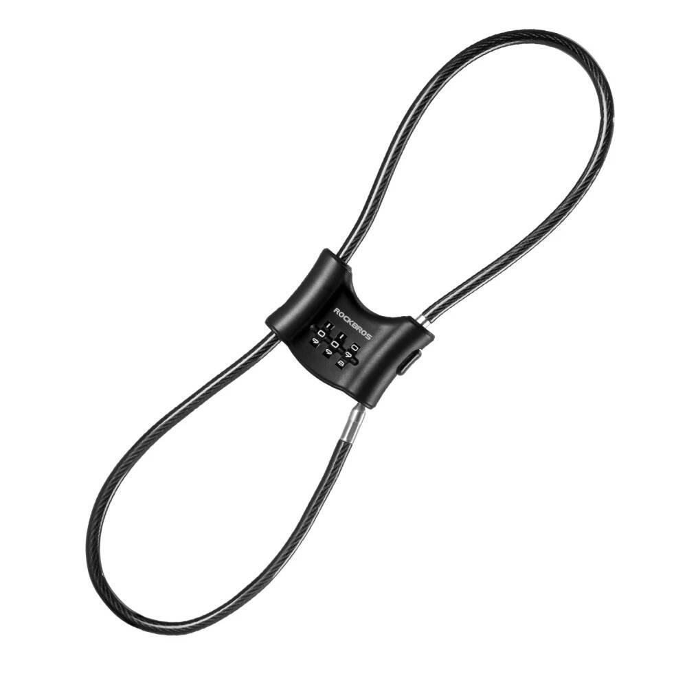 Zapięcie rowerowe, antykradzieżowe, linka 5,5 mm ROCKBROS