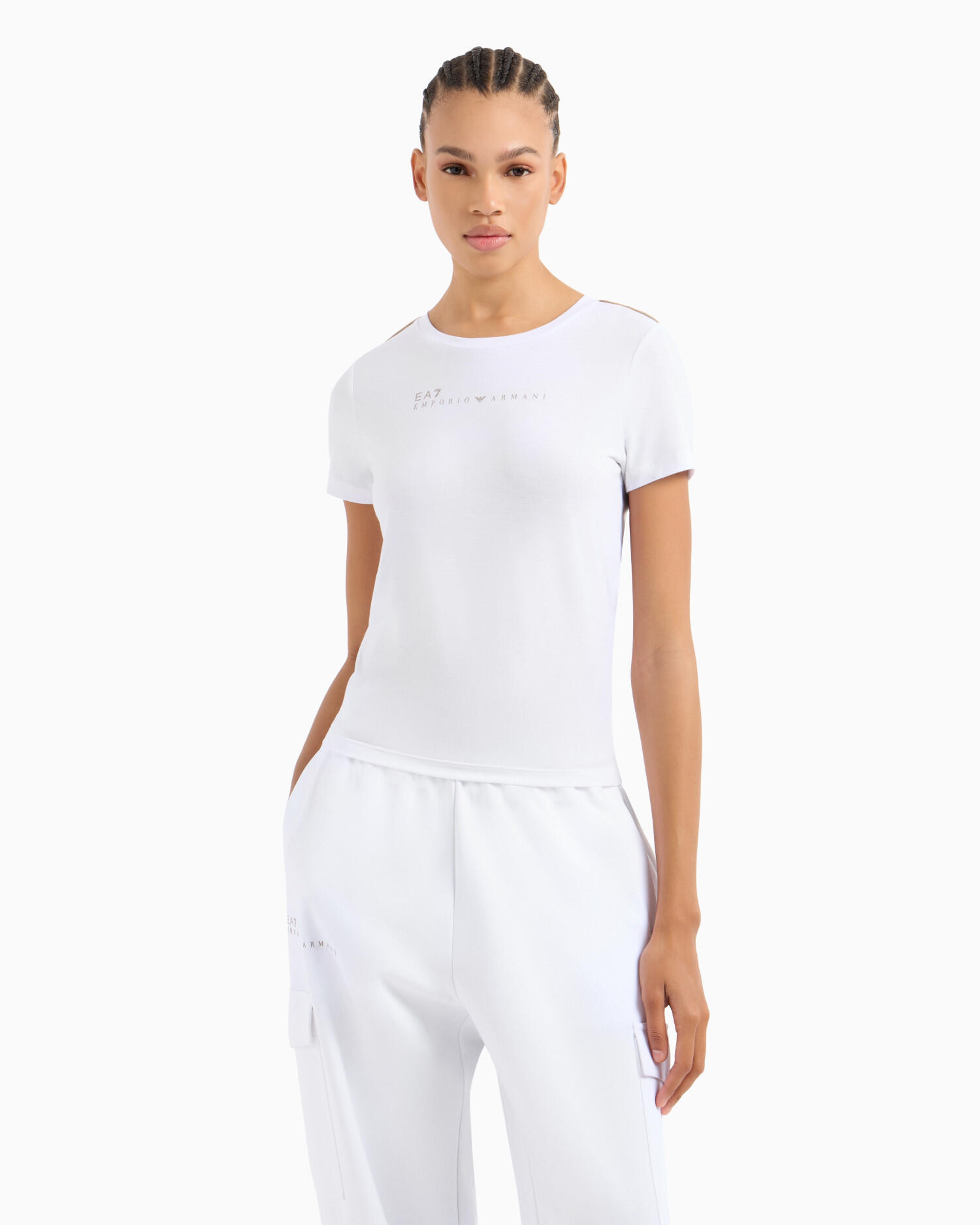 Koszulka damska EA7 Emporio Armani Natural Ventus 7