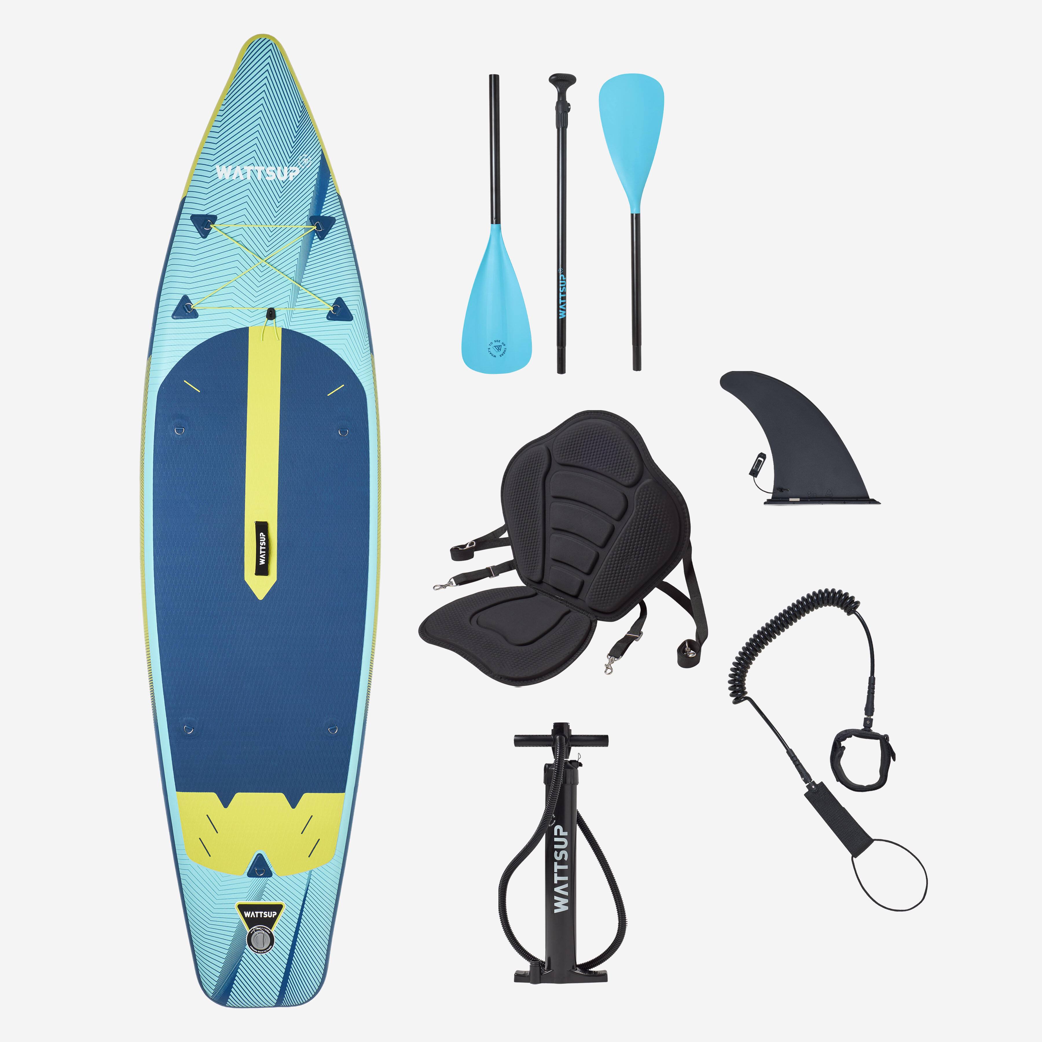 Deska SUP Wattsup Mora 320 cm 10'6 zestaw z siedziskiem