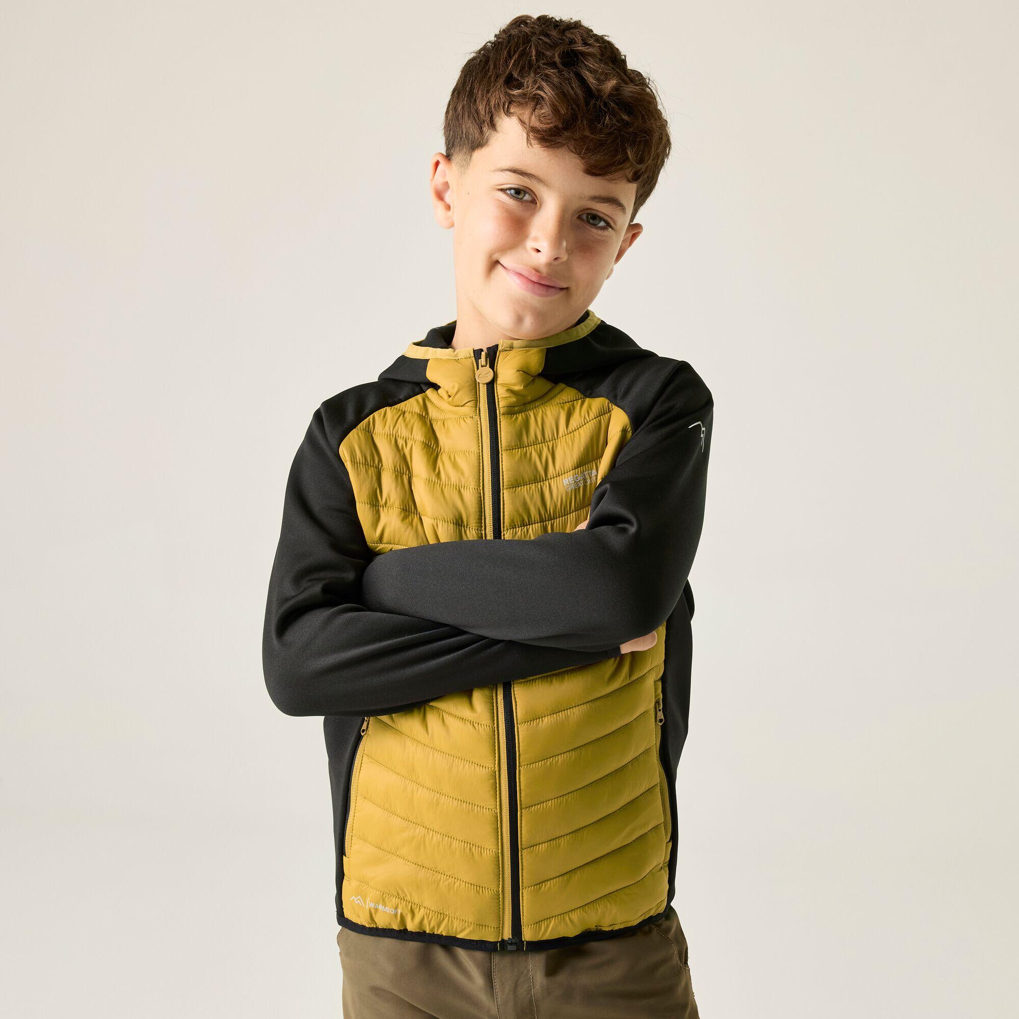 Kurtka pikowana hybrydowa dla dzieci Junior Andreson