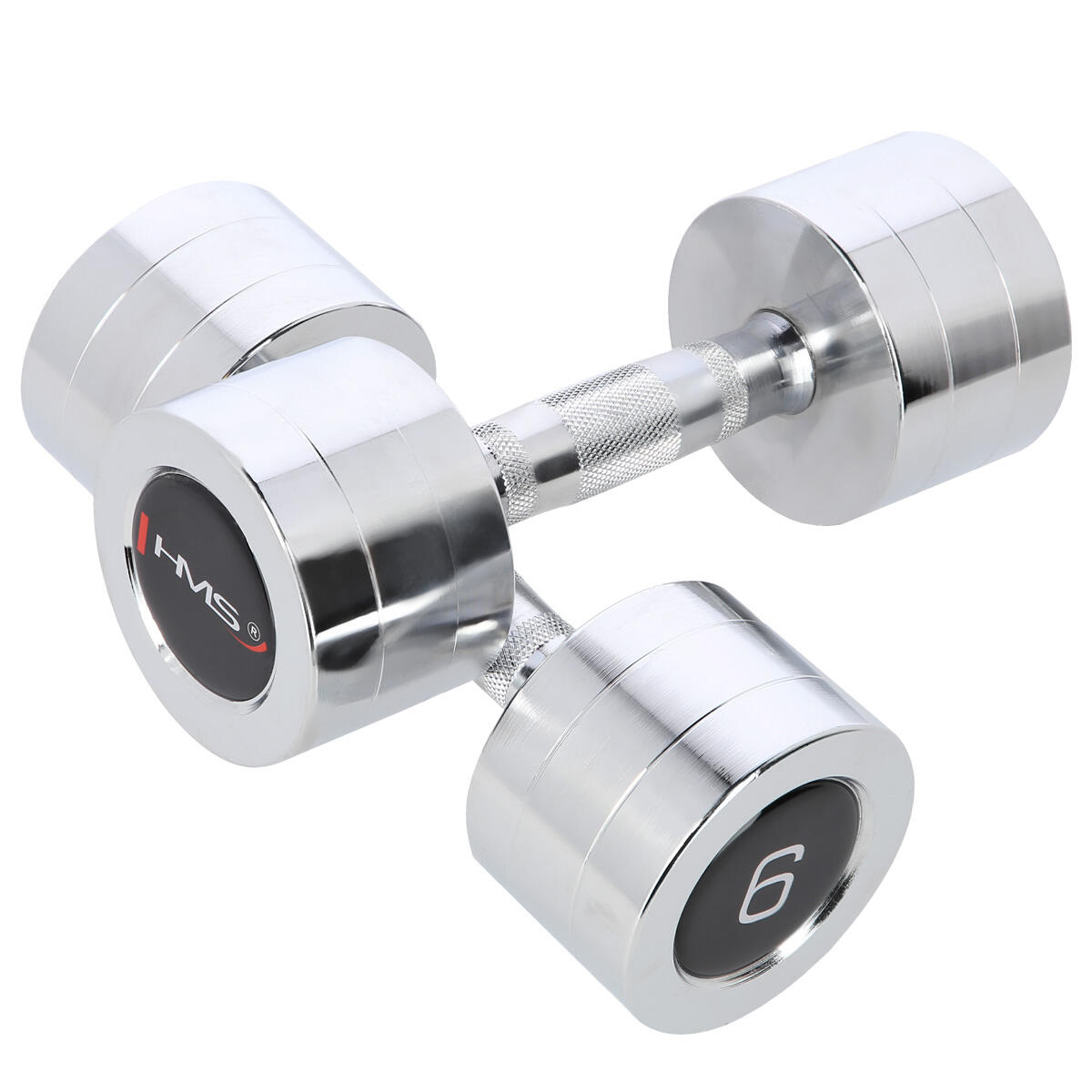 Zestaw hantli chromowanych - 2 x 6 kg
