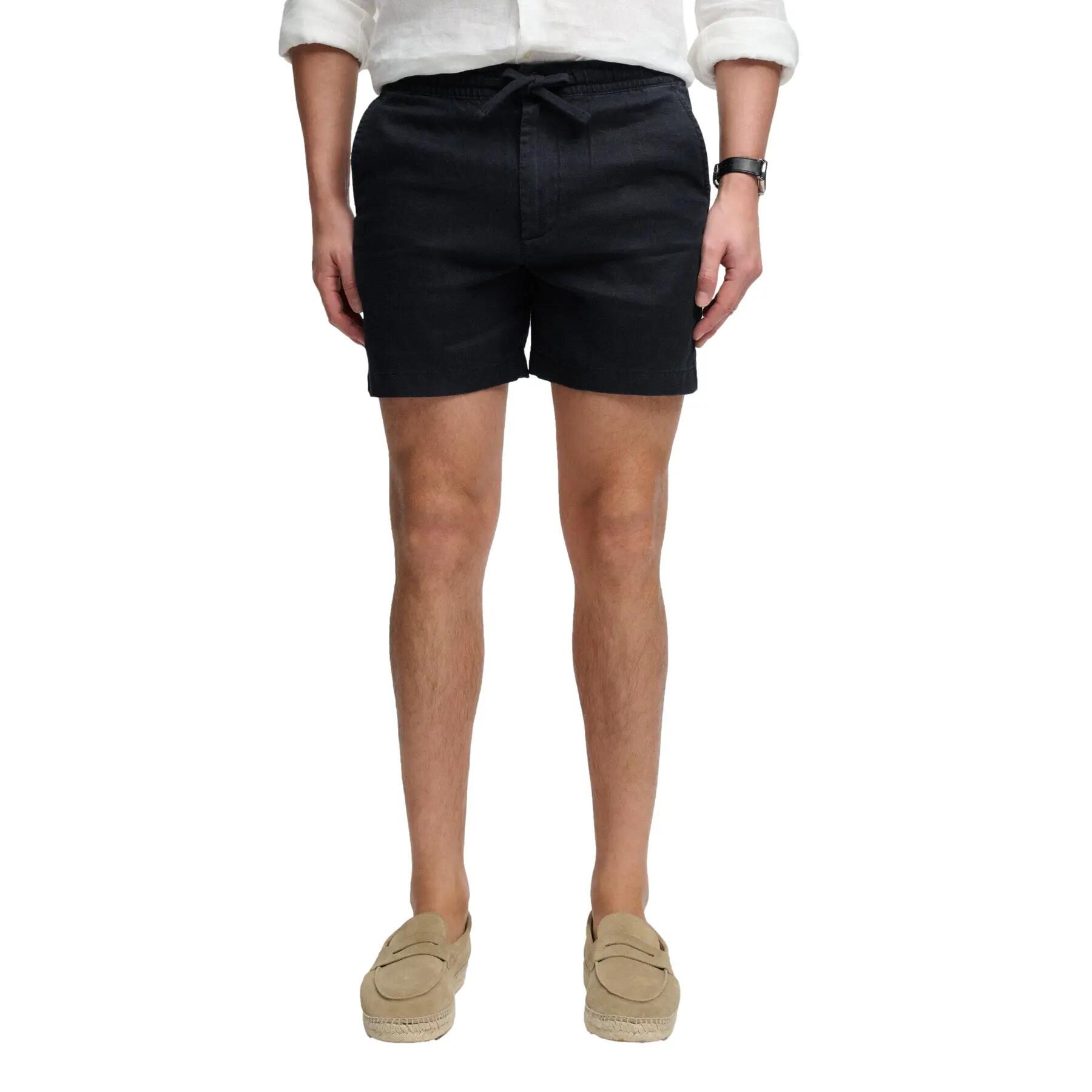 Lniane szorty Superdry