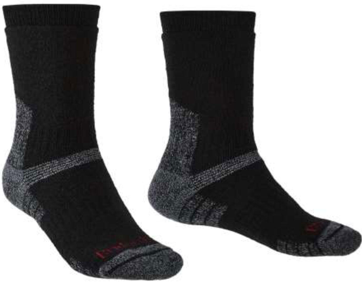 BRIDGEDALE Skarpety EXPLORER HEAVY MERINO E-XL ( 48+)-Czarny
