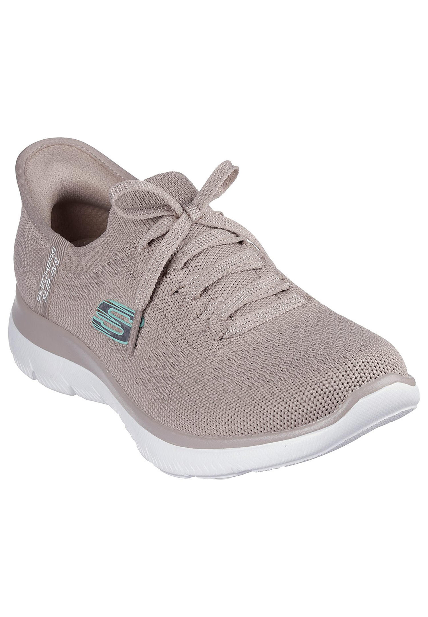 Buty SKECHERS SLIP-INS - SUMMITS NEW DAILY Brązowy