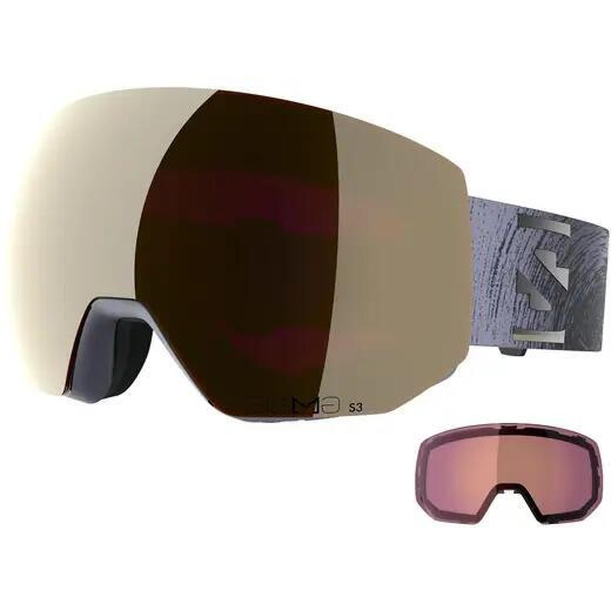 Sporty zimowe Gogle Salomon Radium Pro Sigma Gogle Narciarskie - Bluw