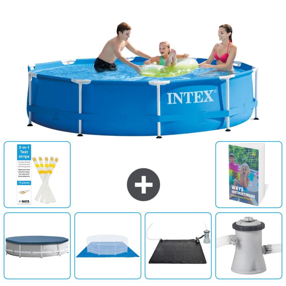 INTEX Basen ze stelażem Okrągły - 305x76 cm - 7-częściowy S40