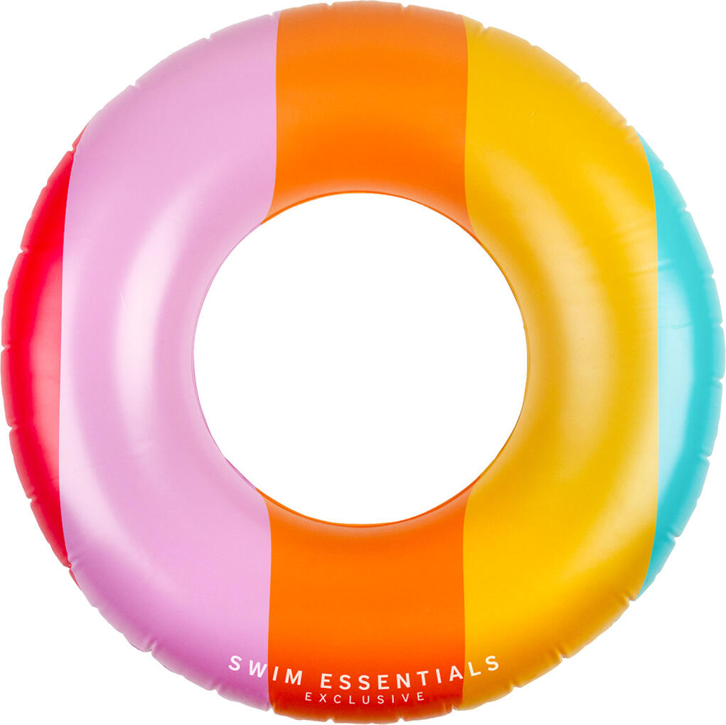 Swim Essentials Swim Ring - Multicolor - Color Rush - Ø 90 Cm
