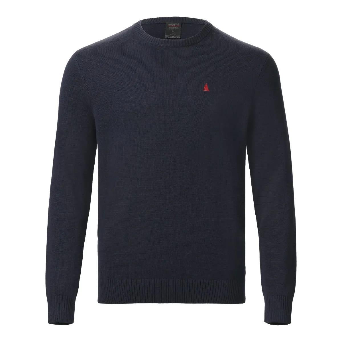 Sweter z okrągłym dekoltem Musto Original