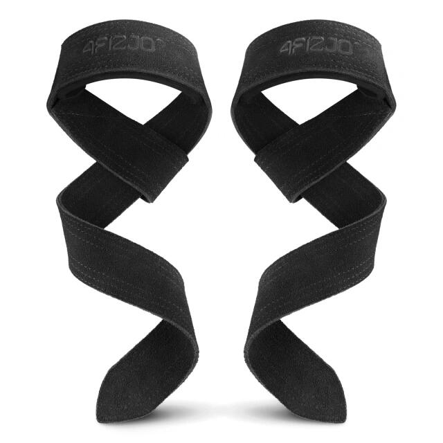 Skórzane paski do podnoszenia ciężarów 4FIZJO Deadlift Straps