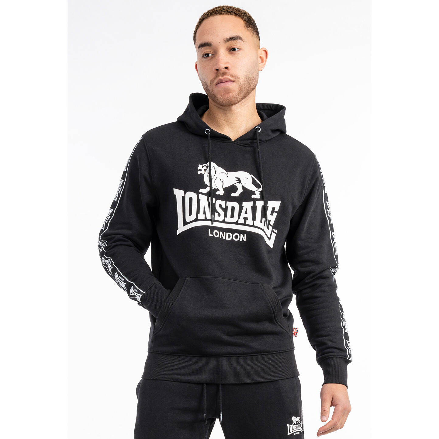 Bluza z kapturem o regularnym kroju Lonsdale Scousburgh