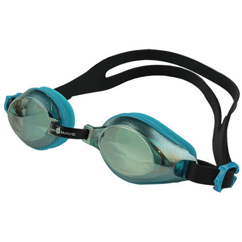 Gogle Lustrzane Mad Wave Junior Aqua Blue