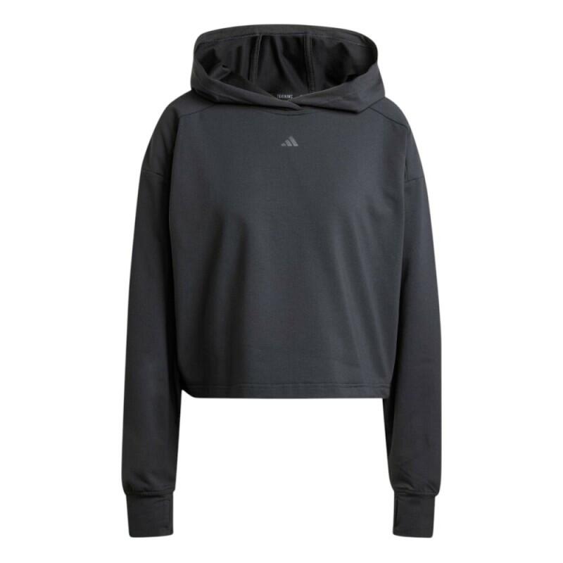 Adidas Power Hoodie czarny - damski