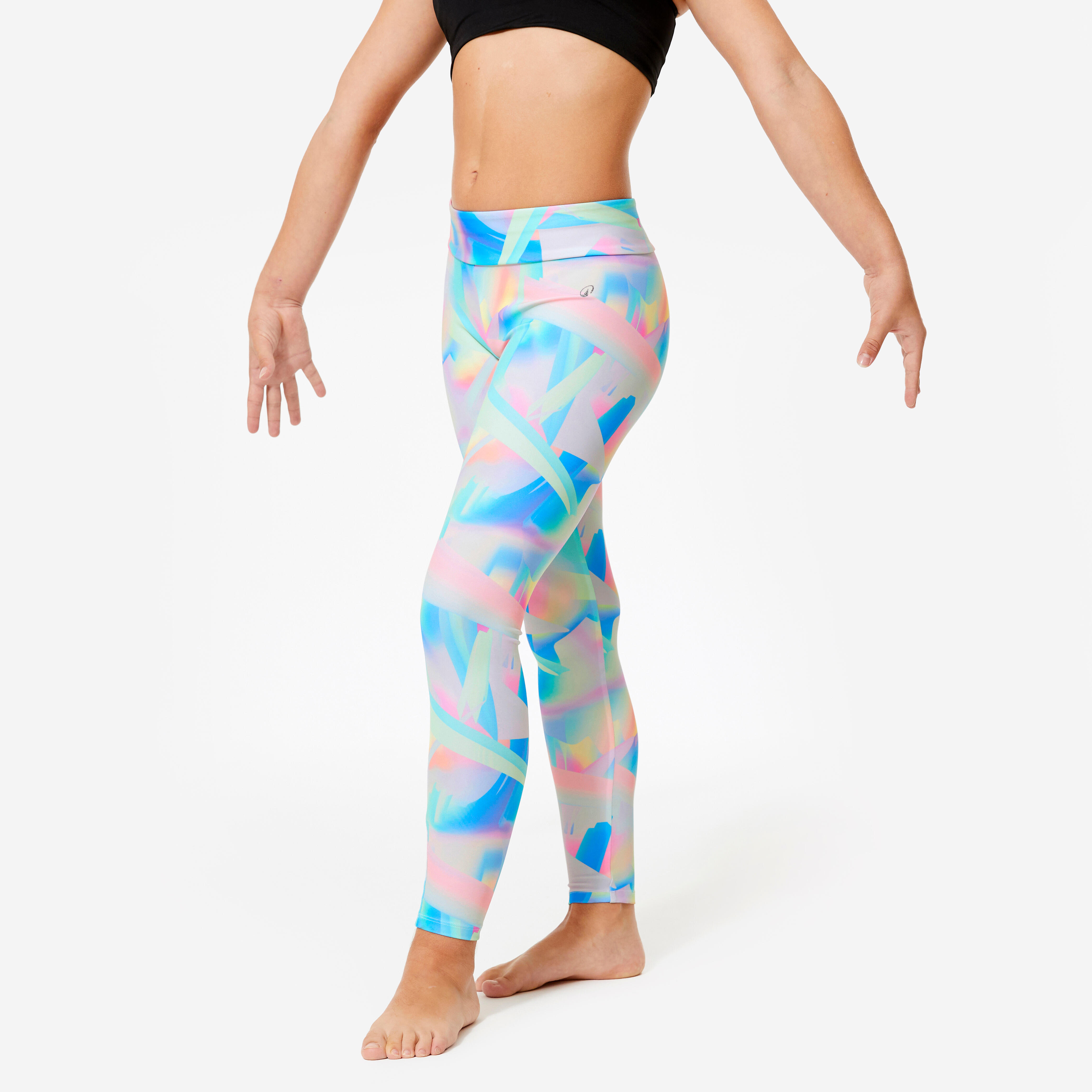 Legginsy do gimnastyki dla dzieci Domyos.