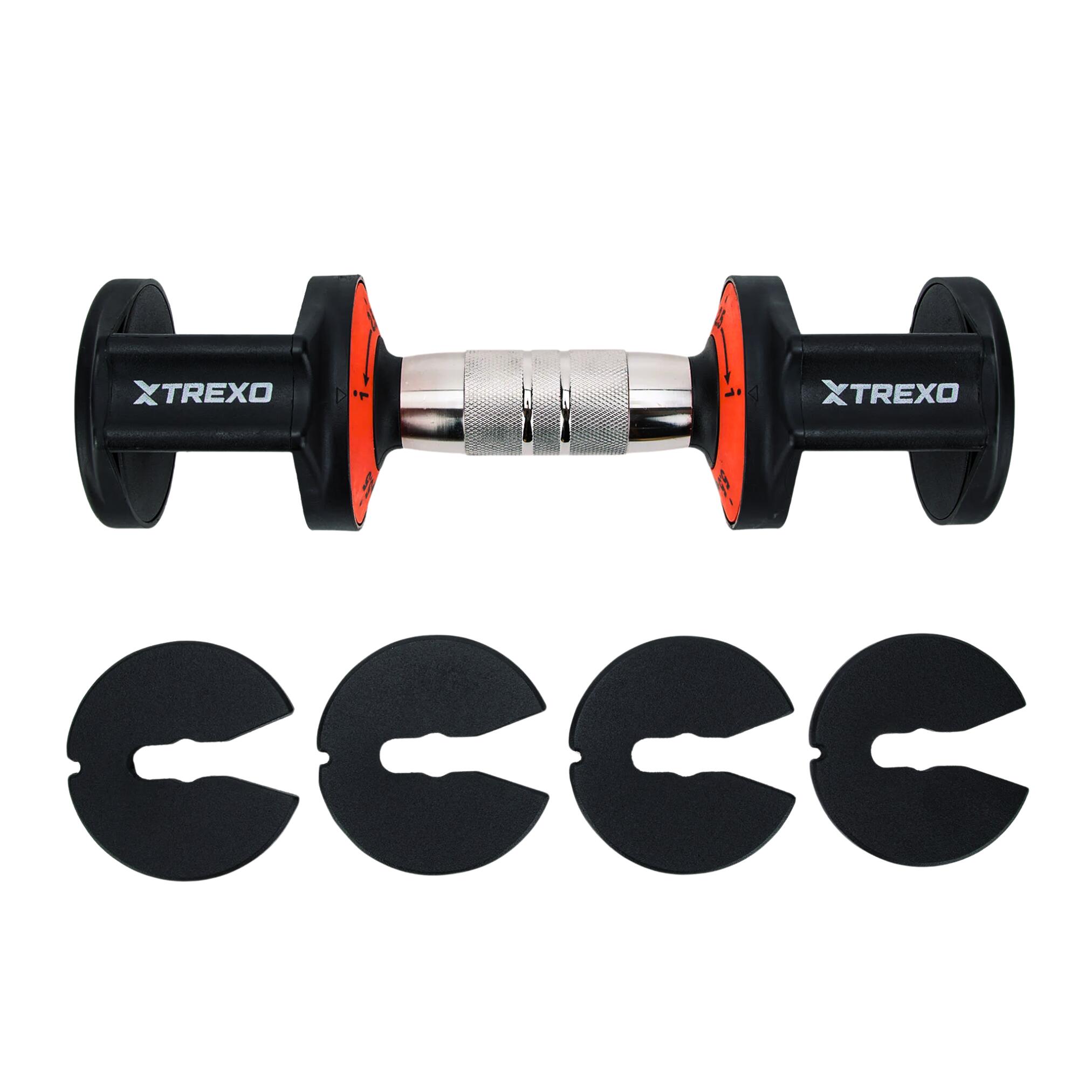 Zestaw hantli regulowanych XTREXO 2 x 5,75 kg