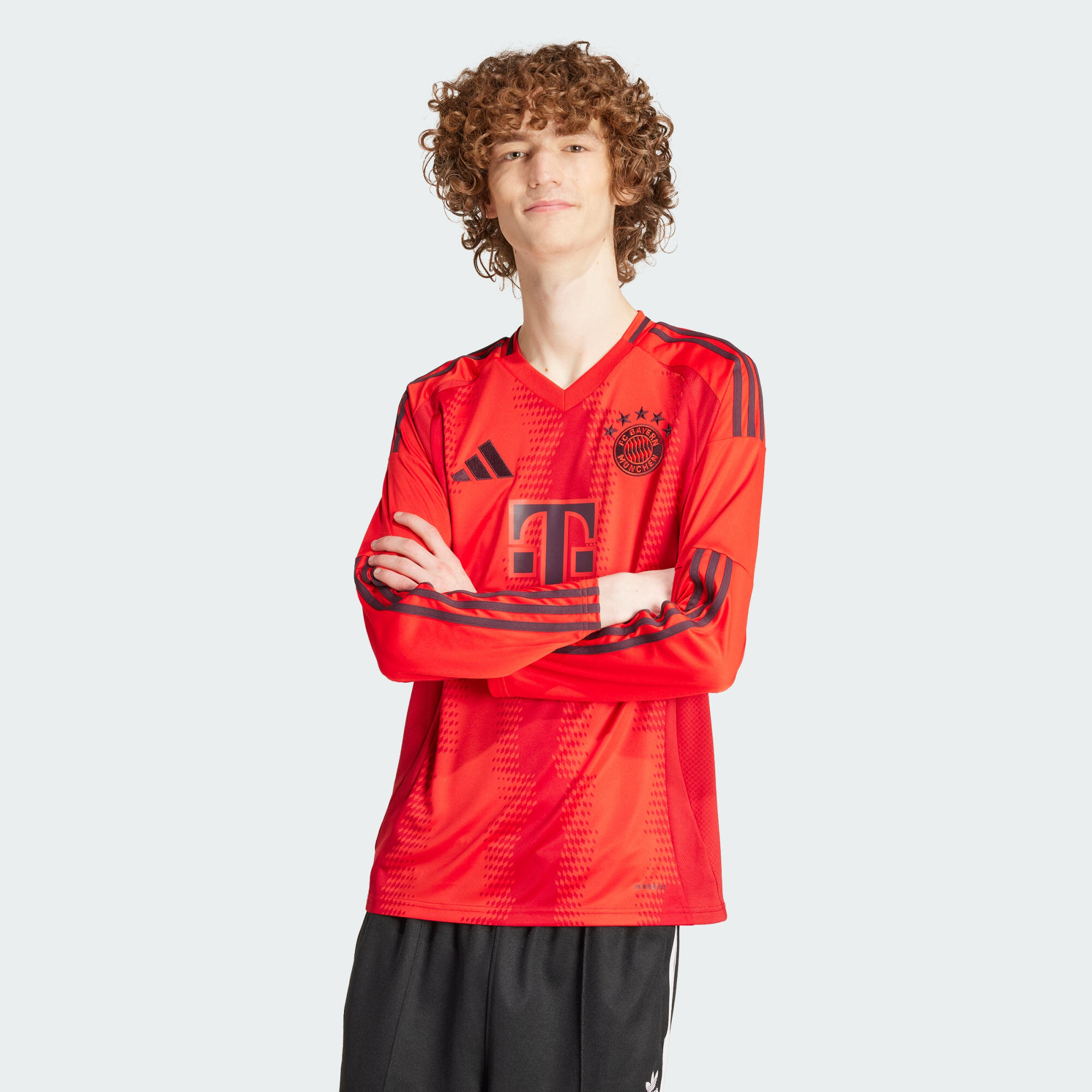 Фото - Футбольна форма Adidas Koszulka FC Bayern 24/25 Long Sleeve Home 