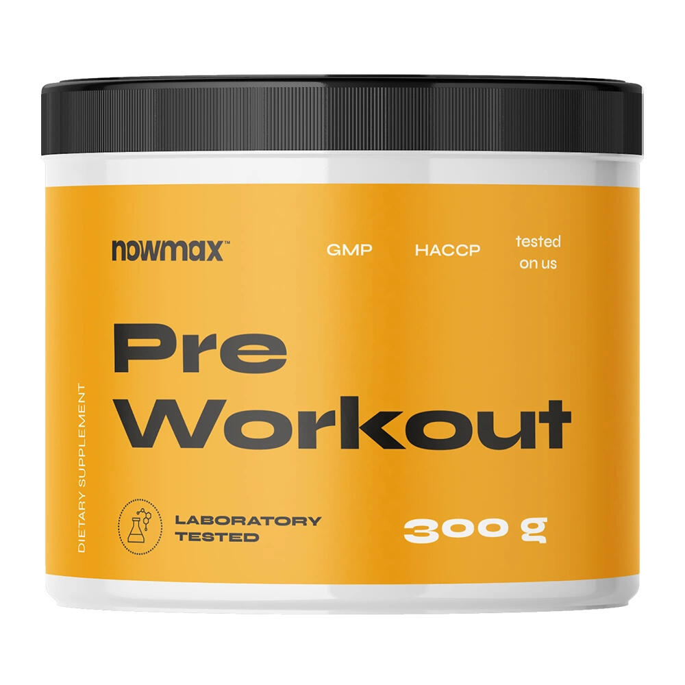 nowmax® Pre Workout 300 g Owocowy