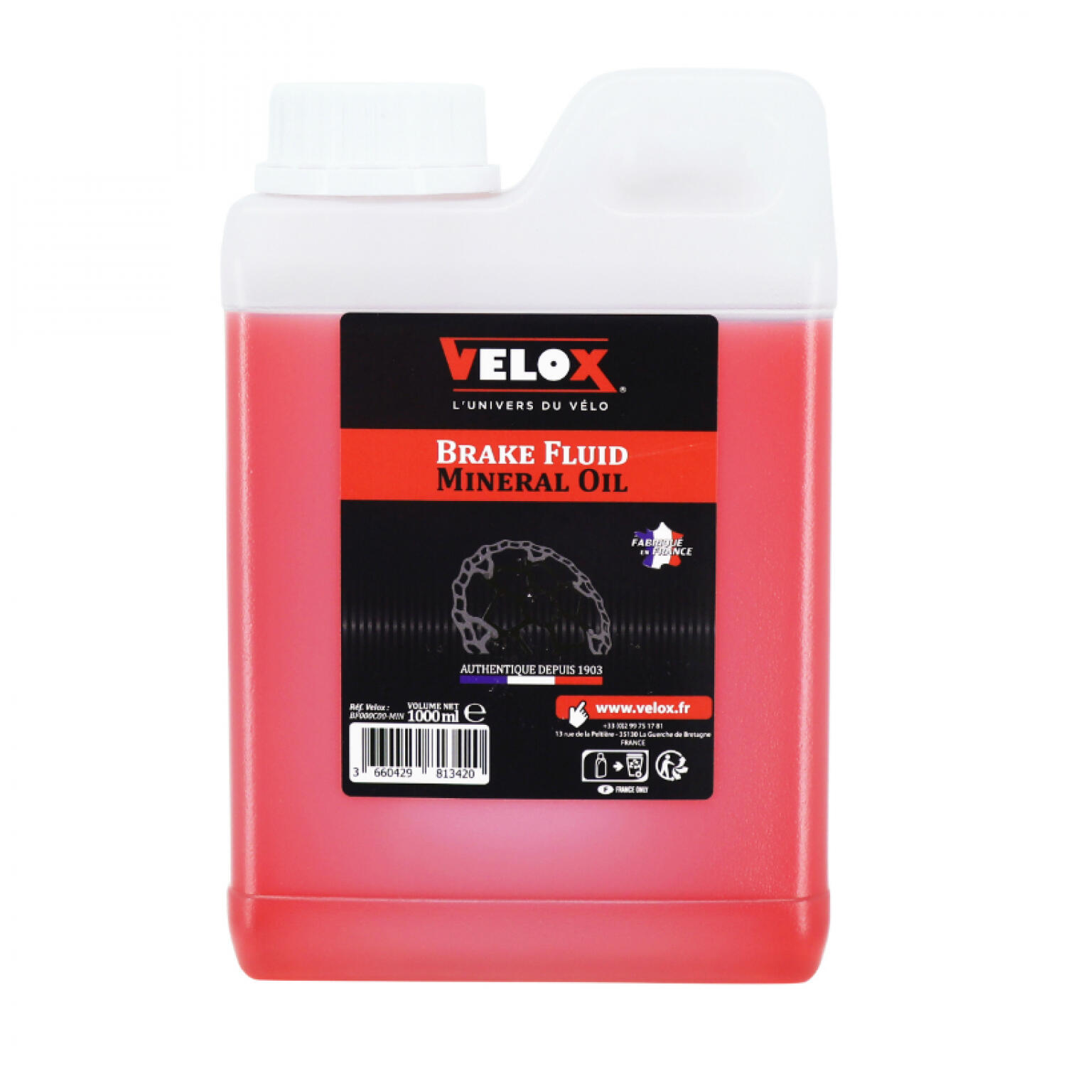 Olej rowerowy płyn hamulcowy Velox Mineral