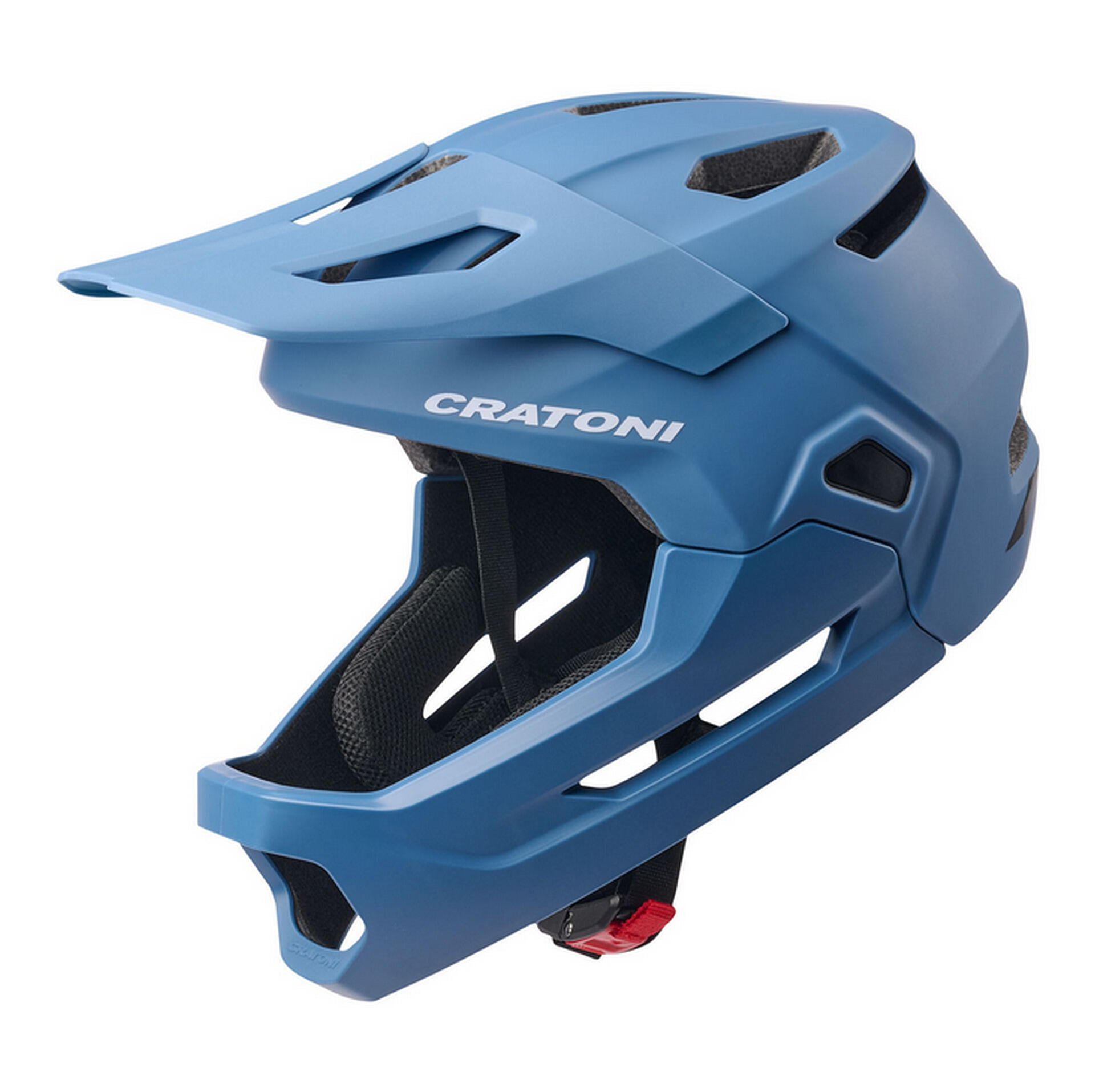 Kask MTB dla dzieci/młodzieży „Madcat”, niebieski