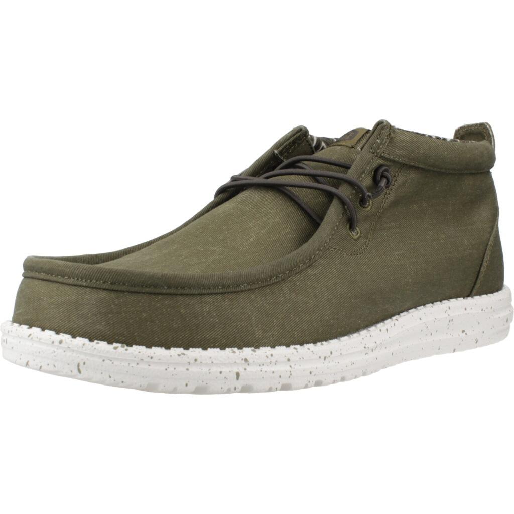 Buty HEY DUDE WALLY MID CANVAS Zielony