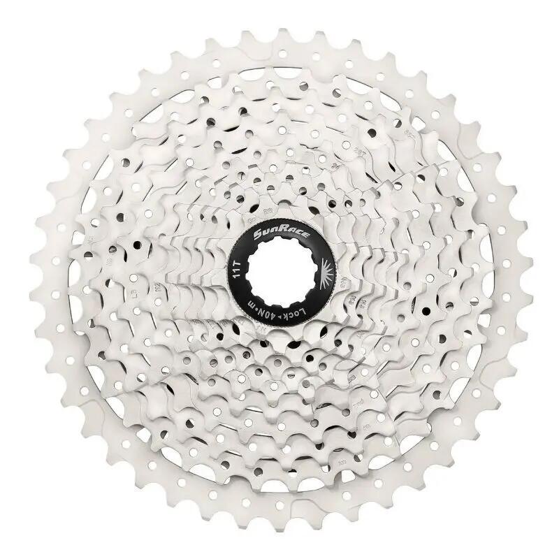 Kaseta VTT 2 bloki + pignon Sunrace MS3 Shimano Metallic 10 biegów 11-46 T