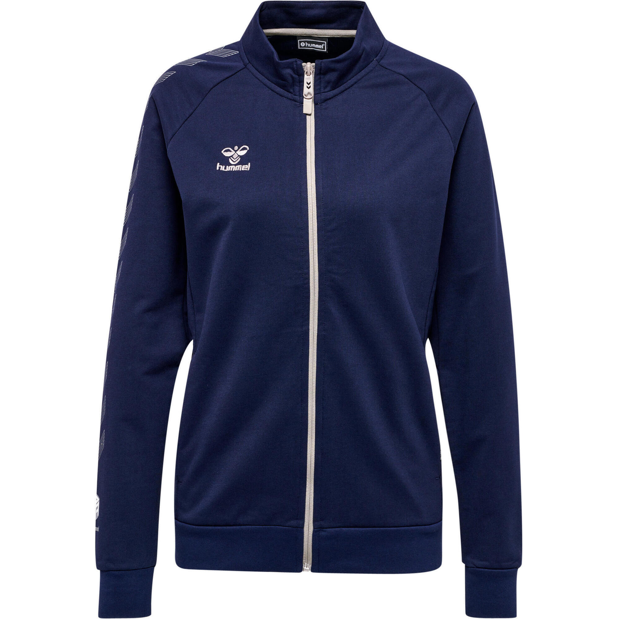 Damska bawełniana bluza dresowa zapinana na zamek Hummel Move Grid