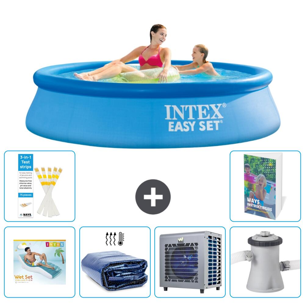 INTEX Basen Easy Set Okrągły - 244x61 cm - 7-częściowy S112